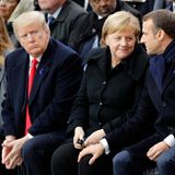 Angela Merkel und Donald Trump 2018 in Frankreich