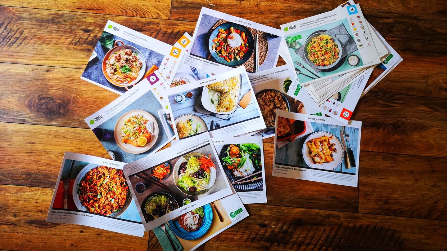Nach mehreren Monaten wächst der Stapel an alten Rezeptkarten