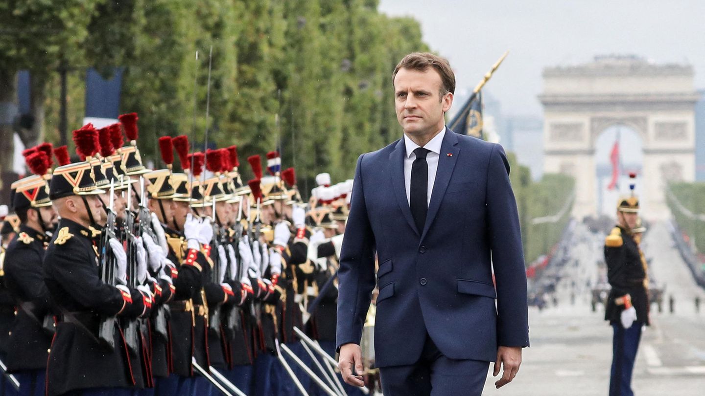 Emmanuel Macron, hier bei den Feierlichkeiten zum 14.Juli.