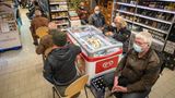 Impf-Aktion im Supermarkt