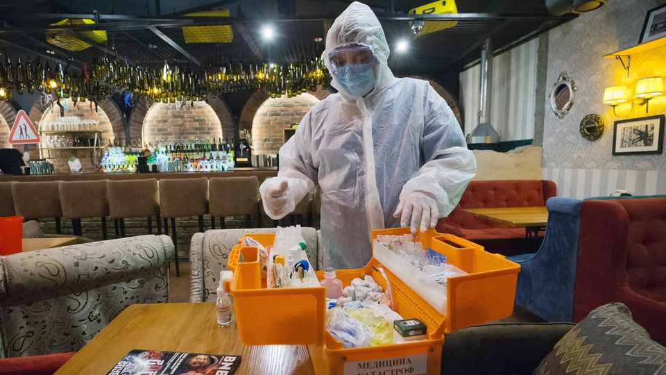 Impfung mit Sputnik V in der Bar