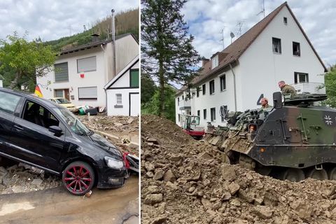 Hochwasser-Lage bleibt weiter angespannt – Merkel sagt Hilfen zu