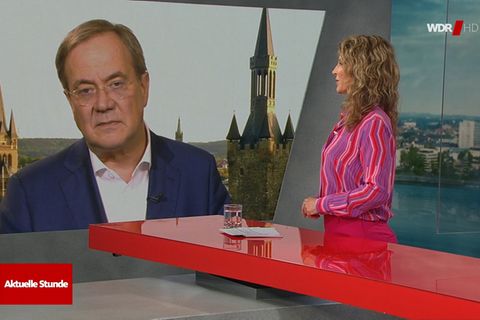 Armin Laschet und Susanne Wieseler im Gespräch