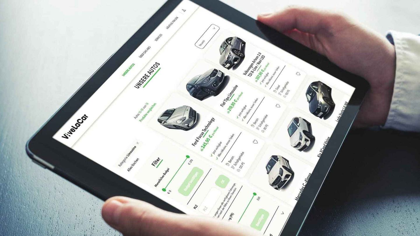ViveLaCar funktioniert durchs Internet, die Autos stehen aber beim klassischen Händler.