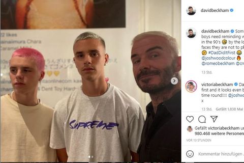 Cruz, Romeo und David Beckham