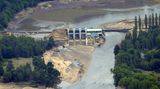Der Witka-Staudamm in Polen ist gebrochen