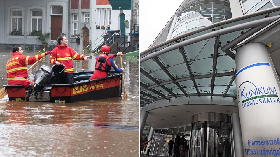 Hochwasser Impfkampagne Impf-Streit Klinikum Ludwigshafen Coronavirus COVID-19 The flood is a "major blow to the vaccination campaign" - the vaccination dispute at the clinic escalates