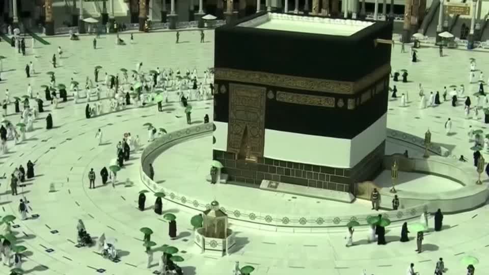 Video: Erneut Corona-Ausgabe des Hadsch in Mekka Video: Erneut Corona-Ausgabe des Hadsch in Mekka