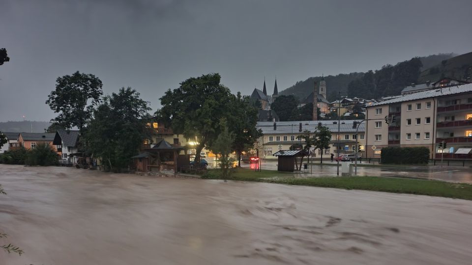 Hochwasser Berchtesgadener Land