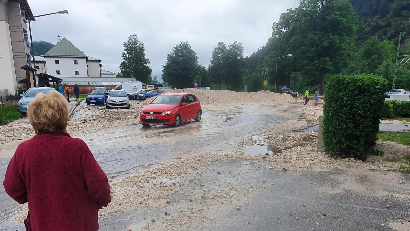 Hochwasser Berchtesgadener Land