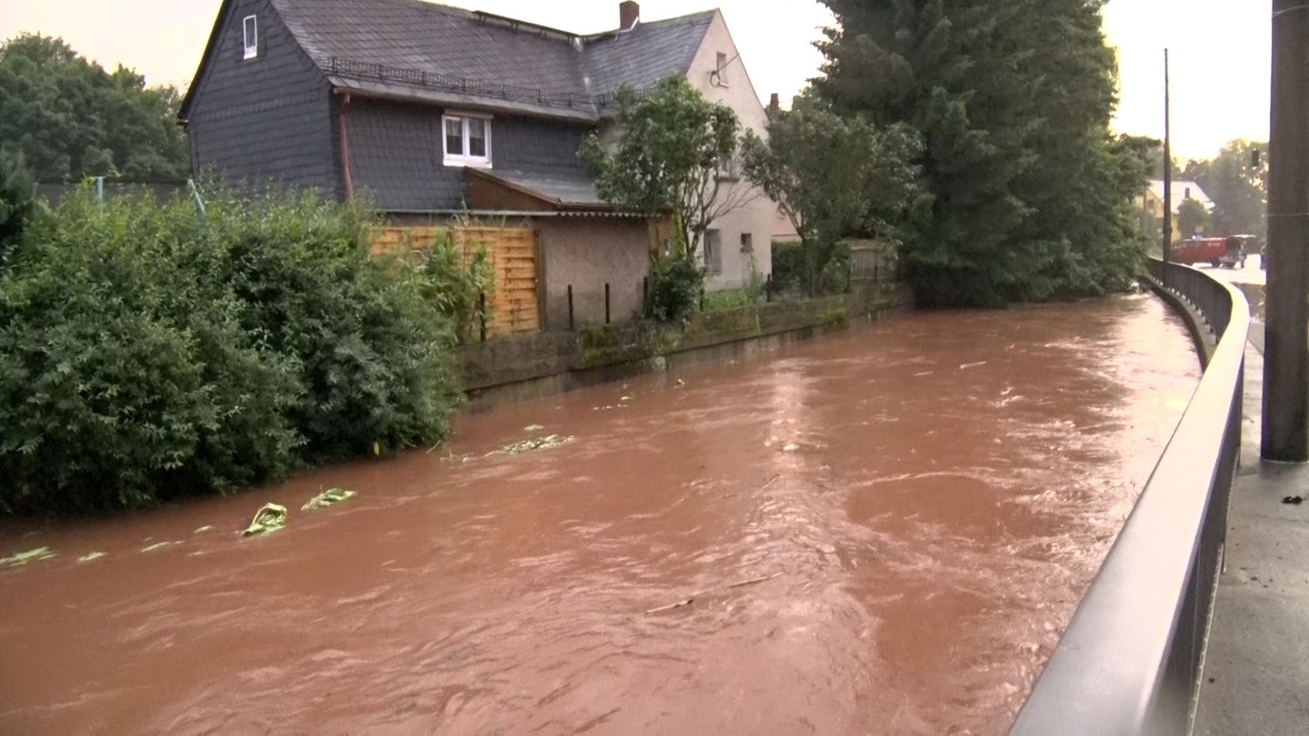 Hiochwasser  Sachsen