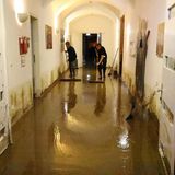 Noch in der Nacht begann das große Aufräumen und Reinemachen in Hallein.