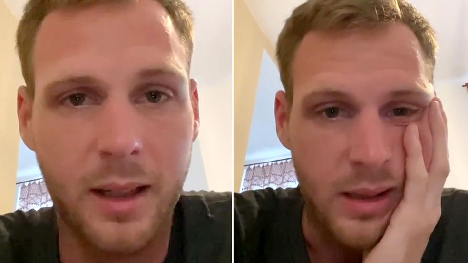 Hochwasserkatastrophe Hochwasser in Deutschland: Elektriker Dominik Tietz aus Ahrweiler postet einen emotionalen Hilferuf auf Instagram.