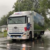Hyundai Xcient Lastwagen Emmi in der Schweiz
