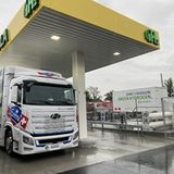 Hyundai Xcient Lastwagen Emmi in der Schweiz