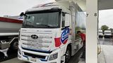 Hyundai Xcient Lastwagen Emmi in der Schweiz