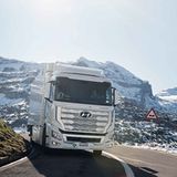 Hyundai Xcient Lastwagen Emmi in der Schweiz