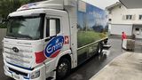Hyundai Xcient Lastwagen Emmi in der Schweiz