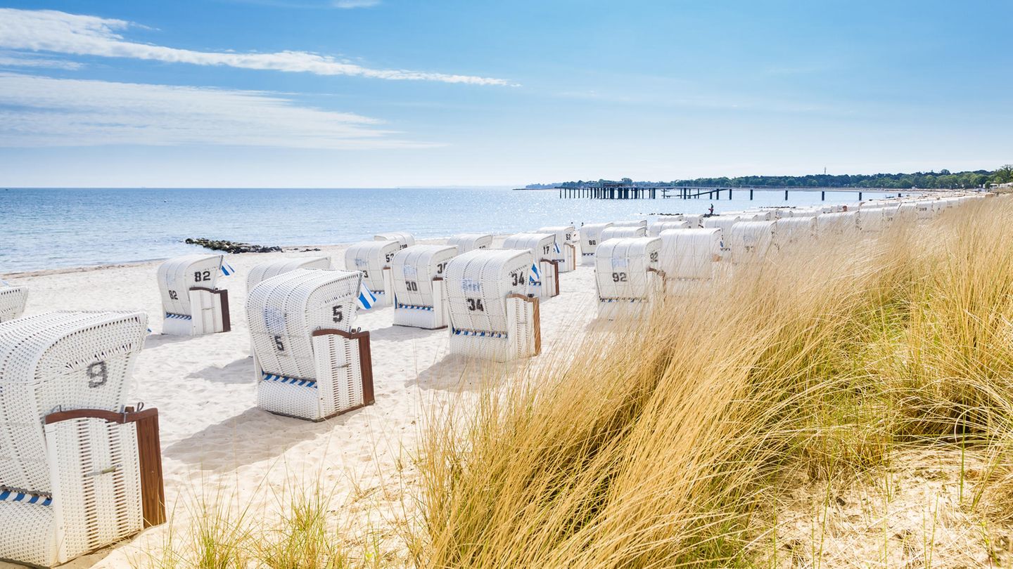 Strandkörbe auf Sylt.
