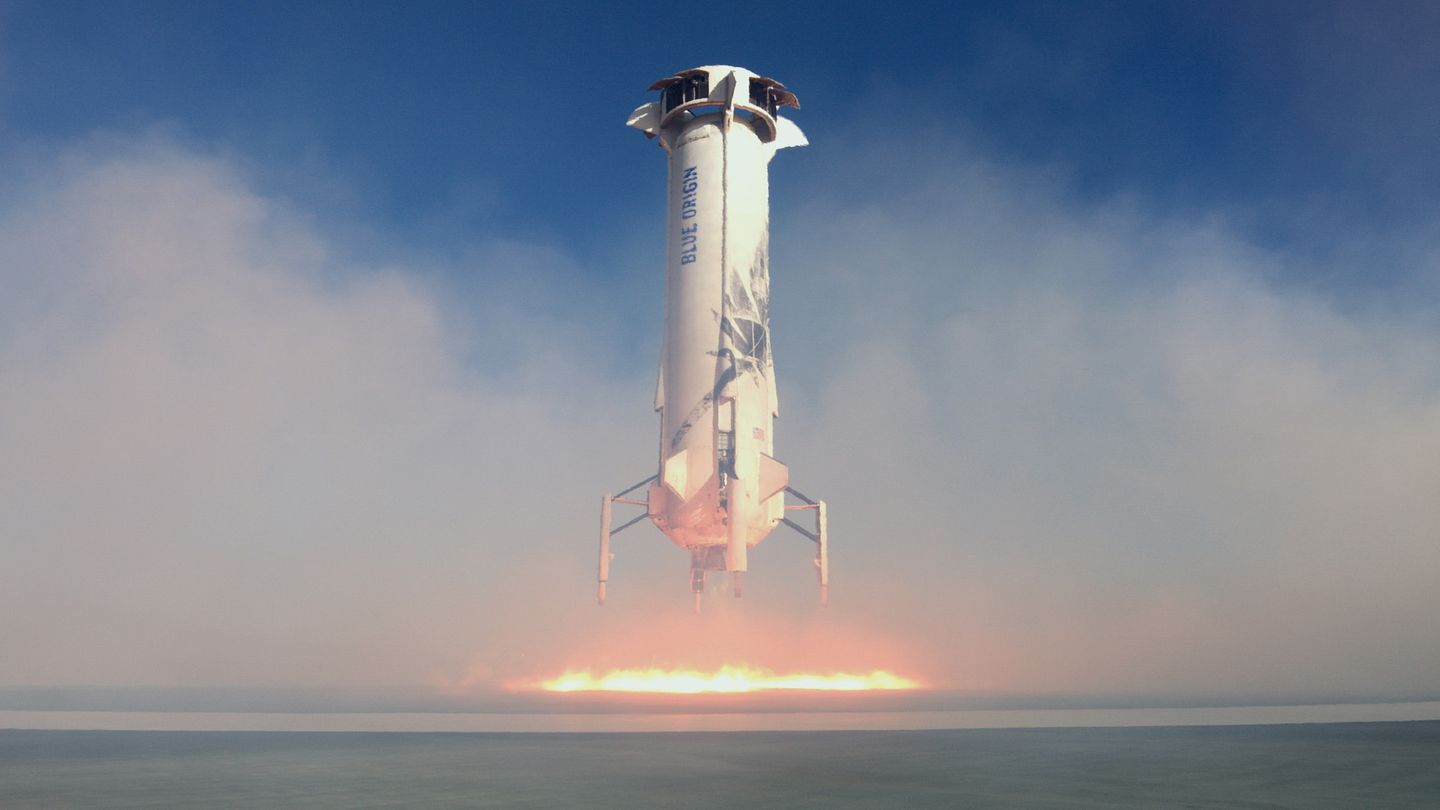 Bezos Blue Origin New Shephard