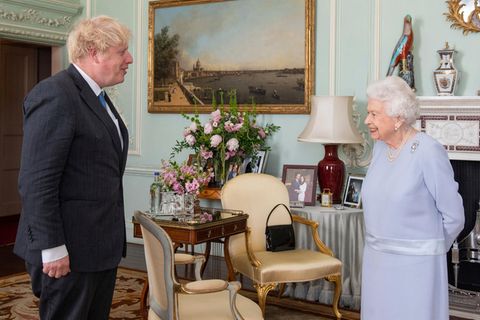 Boris Johnson und Queen Elizabeth II.