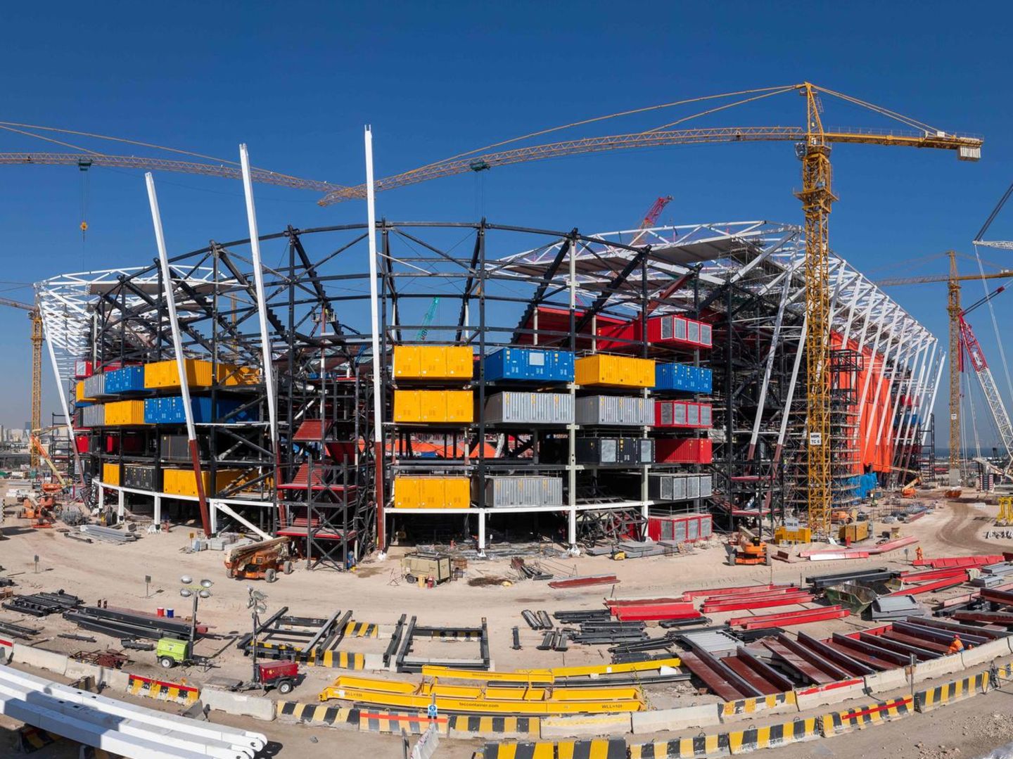 Das bringt 2023: Ein Stadion aus Katar wird nach Nordsachsen verschifft