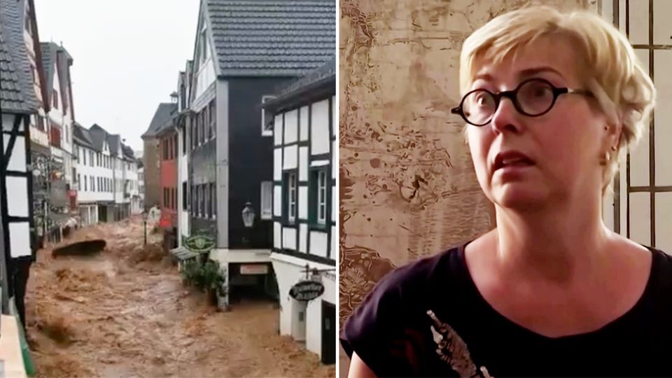 Bad Münstereifel Augenzeugin Trudi Hündgen Hochwasser Katastrophe Bad Münstereifel: Augenzeugin Trudi Hündgen berichtet von der Hochwasser-Katastrophe
