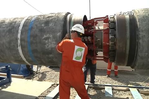 Der Bau der Ostsee-Pipeline Nord Stream 2 hat lange vor dem Konflikt in der Ukraine begonnen