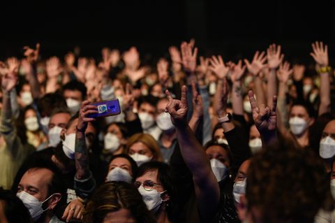 Live-Konzert im Rahmen einer Corona-Studie
