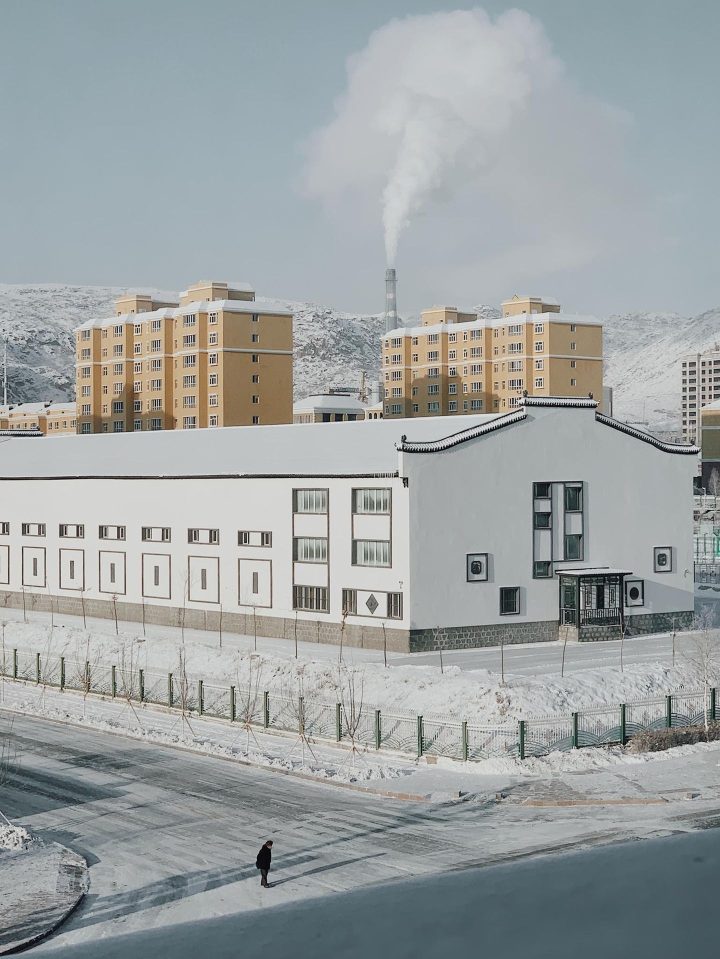Stadtleben, Platz 2: Lisi Li  "Winter Dawn in a Small Town"  Ort: Xinjiang, China  iPhone XS Max
