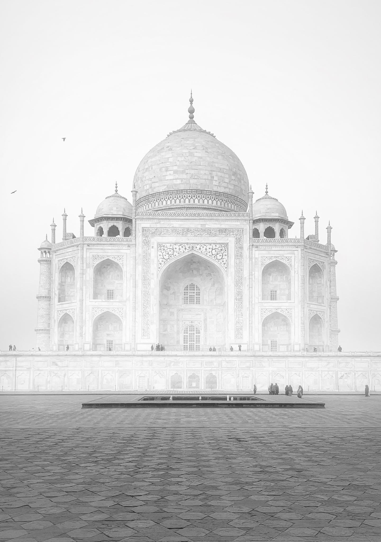 Architektur, Platz 3: Tao He  "Taj Mahal in the Mist"  Ort: Agra, Indien  iPhone XS Max