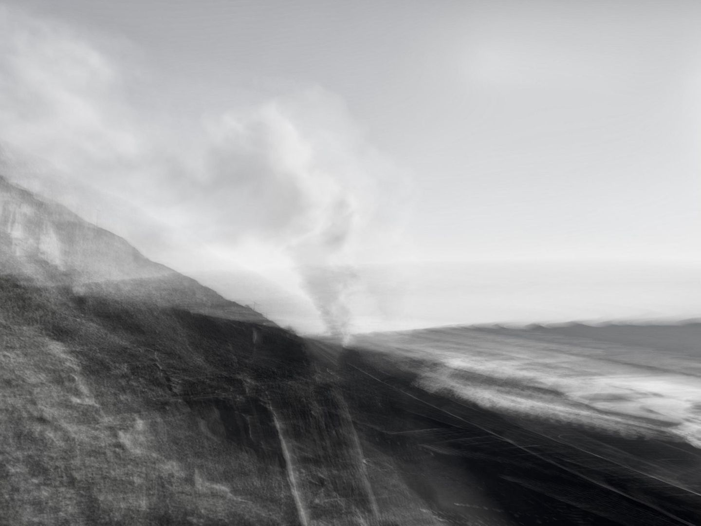 Abstrakt, Platz 2: Bei Xiao  "The Last Steam Train"   Ort: Xinjiang, China  iPhone 12 Pro Max