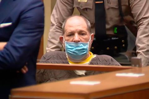 Harvey Weinstein im Gericht von Los Angeles
