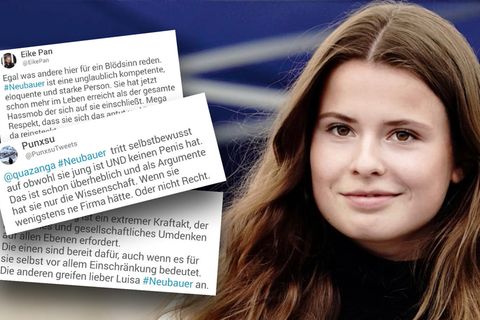 Luisa Neubauer neben kontroversen Tweets nach TV-Auftritt bei "Markus Lanz".