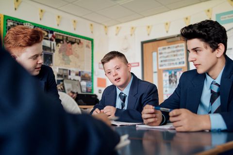 Englische Schüler