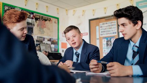 Englische Schüler