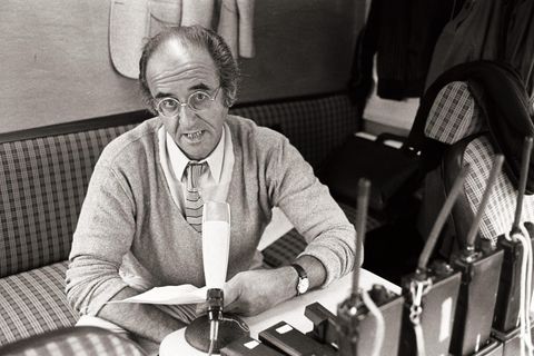 Alfred Biolek am Set der TV-Show "Bio's Bahnhof". Die Sendung war 1978 sein Durchbruch als Moderator und Produzent.