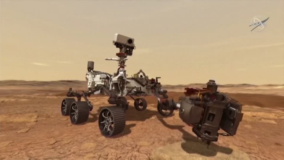 Video: Steine sammeln auf dem Mars Video: Steine sammeln auf dem Mars