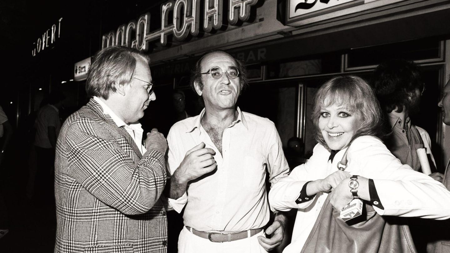Alfred Biolek und Hildegard Knef