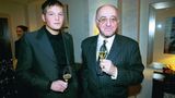 Alfred Biolek und Freund