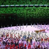 Eröffnung Inneres des Stadions