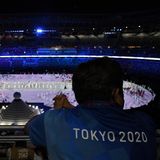 Eröffnung Blick von der Tribüne