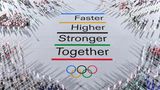 Eröffnung Neues olympische Motto