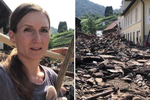 Nach dem Hochwasser: Moderatorin Fabricia Karutz besucht ihre Heimat