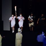 Eröffnung Olympische Flamme