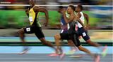 Wohl eins der ikonischsten Bilder der Olympischen Sommerspiele 2016: Der Fotograf Cameron Spencer hält Usain Bolt dabei fest, wie er seinen Konkurrenten im Halbfinale des 100-Meter-Laufs der Männer davonläuft. Bolt gewann in diesem Jahr bei den Olympischen Spielen in Rio sein "Triple Triple", indem er die 100 Meter, 200 Meter und den 4x100 Meter-Lauf gewann, so wie er es bereits bei den Spielen in London 2012 und Peking 2008 getan hatte.