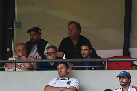 Piers Morgan beim Halbfinale