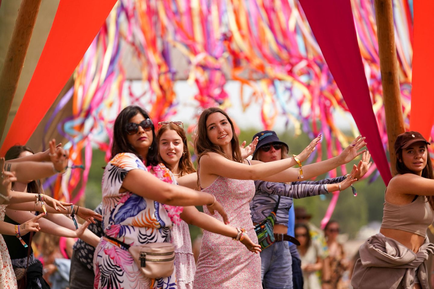 Das Latitude-Festival umfasste weit mehr als nur Musik. Es gab sogar einen "Mind, Body & Zen"-Area, wo gemeinsam meditiert wurde.