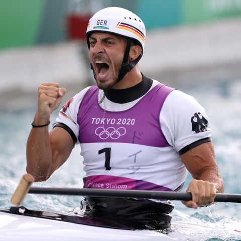 Sideris Tasiadis jubelt über Bronze in Tokio