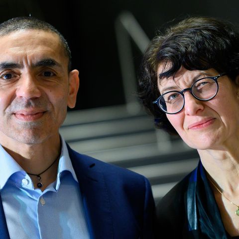 Biontech-Gründer Uğur Şahin und Özlem Türeci